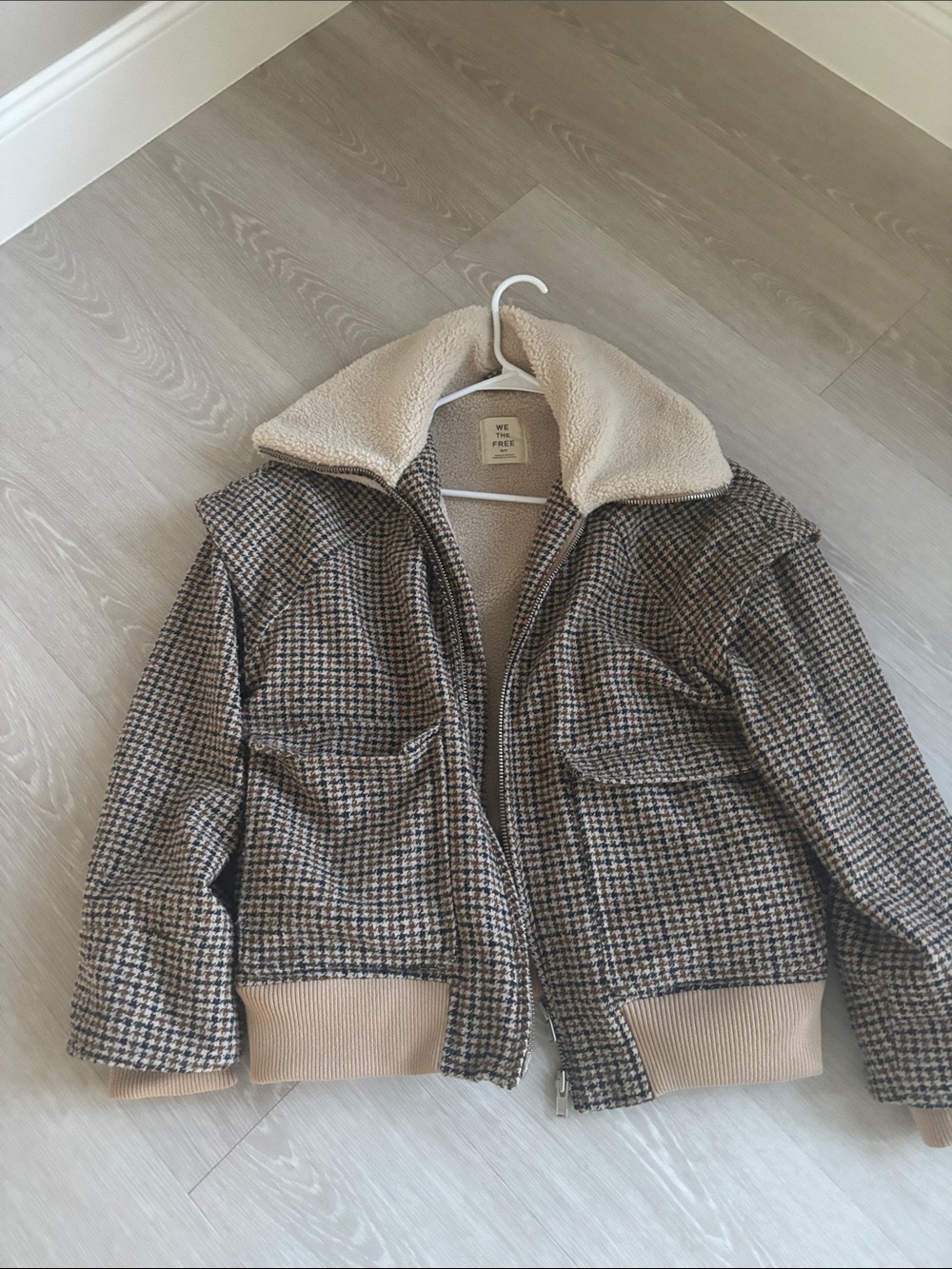 The Free People We The Free Spearmint Cozy Jacket embodies that perfect fusion o